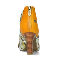 Laura Vita | Albane 048 Heeled Sandal | Citron