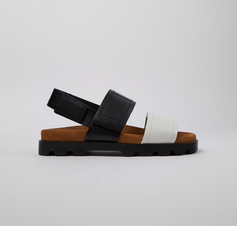 Camper | Brutus Sandal | Black & White