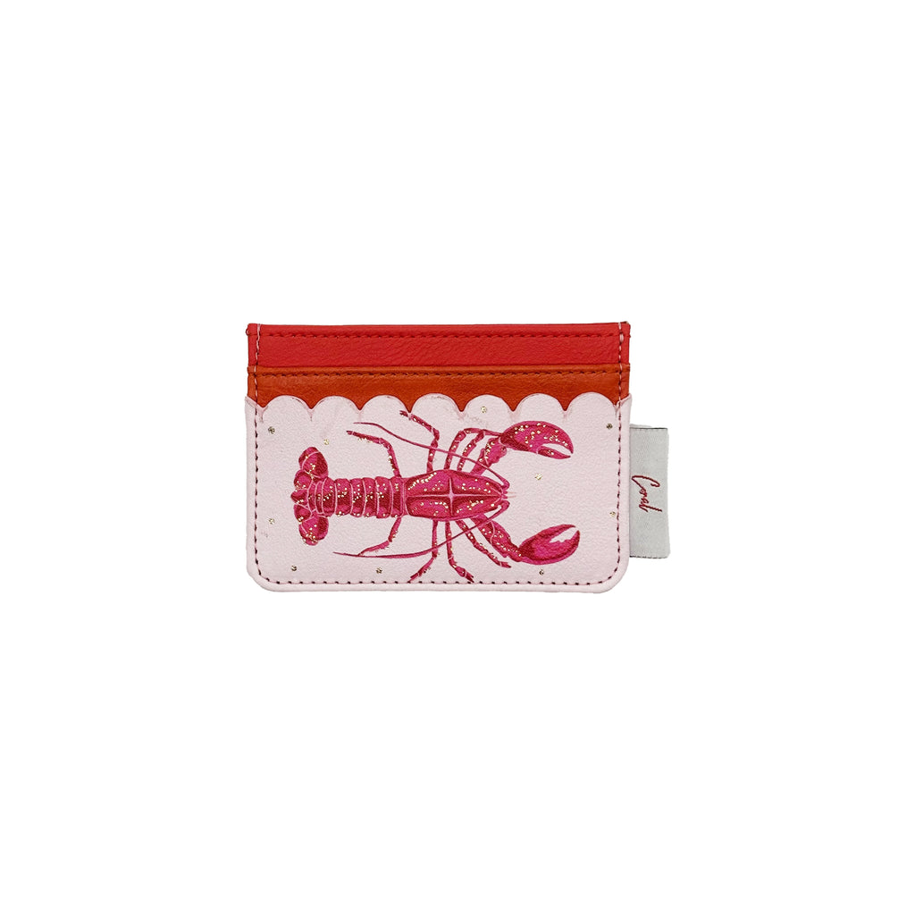 Coral Lobster Card Holder