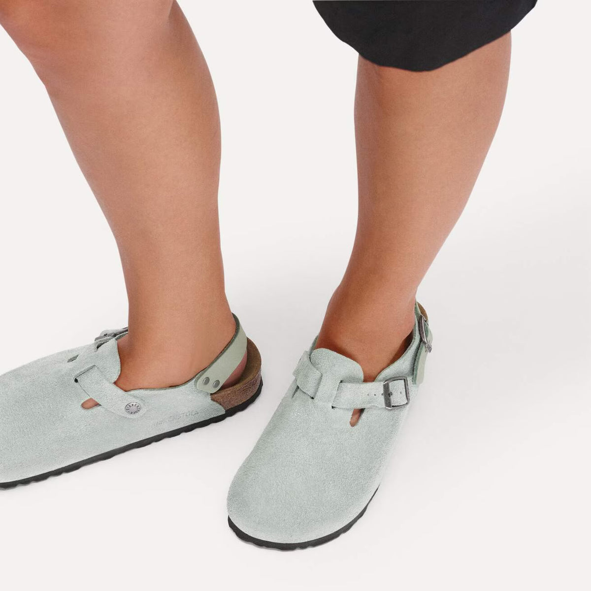 Birkenstock | Tokio Suede Clog | Pure Sage