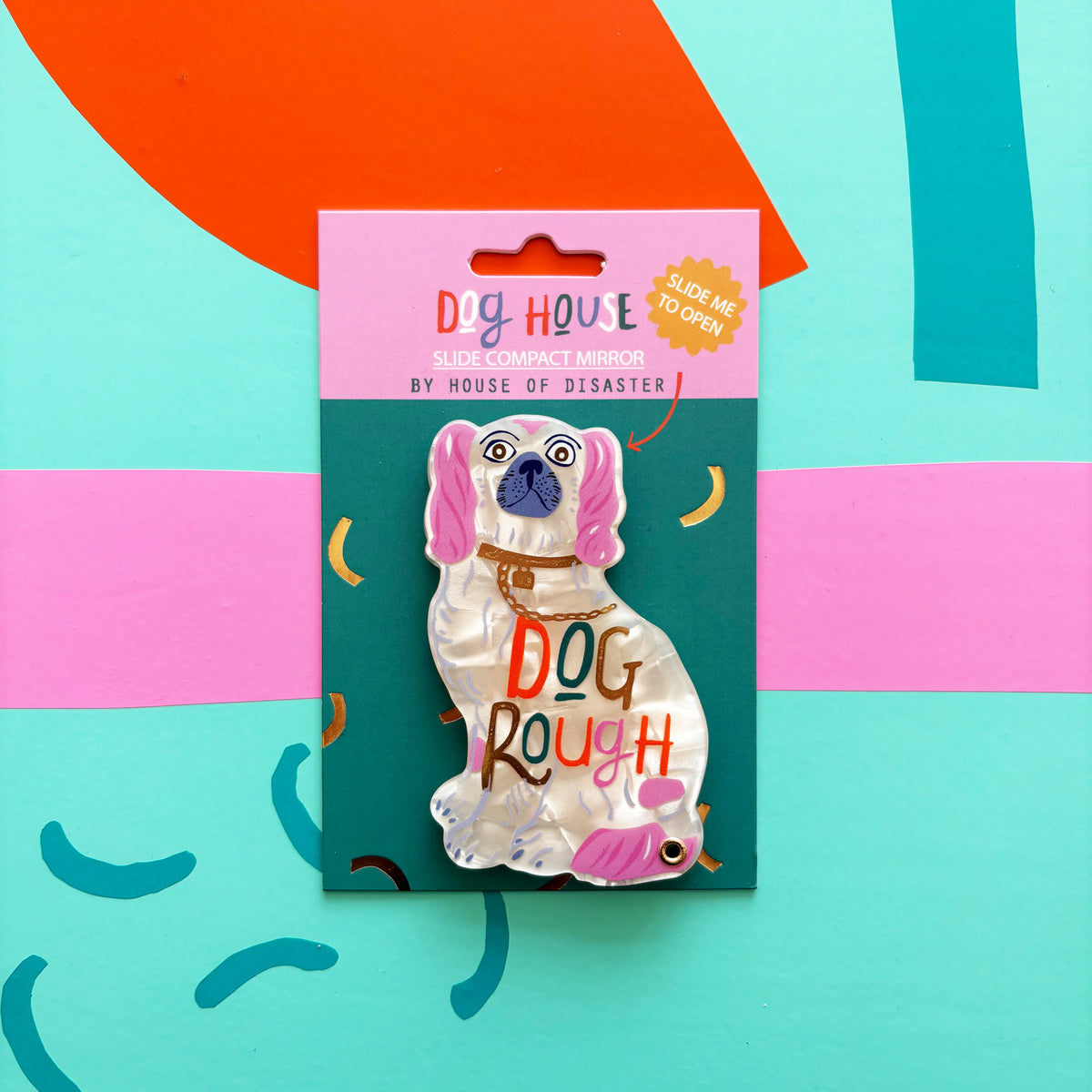 Dog House Dog Rough Compact Mirror