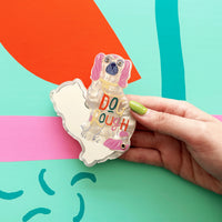 Dog House Dog Rough Compact Mirror