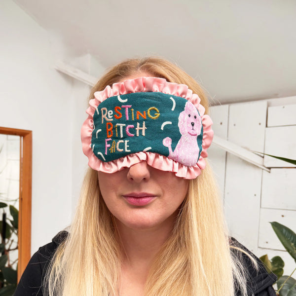Dog House 'Resting Bitch Face' Eye Mask