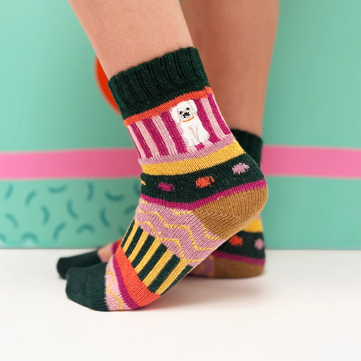 Dog House Fair Isle Socks