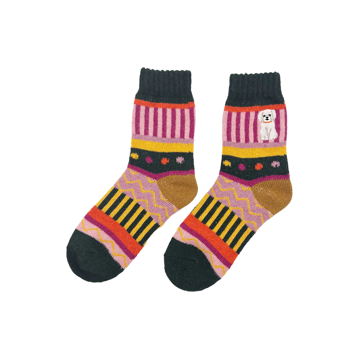 Dog House Fair Isle Socks