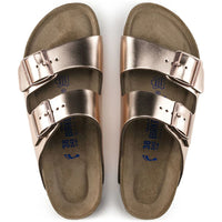 Arizona | Soft Footbed | Natural Leather | Metallic Copper