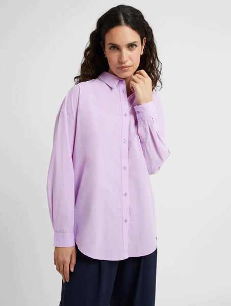 Core Organic Shirting Button Down Shirt | J2VAP | Lavender