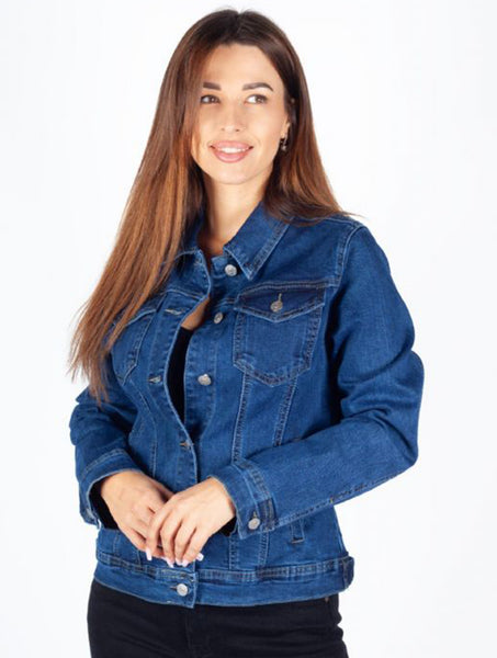 G-Smack Classic Denim Jacket | Blue (CURVE)