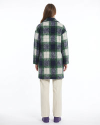 Alice Collins | Tiana Pea Coat | Rich Navy/Green