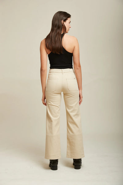Toxik3 Shawn Wide Leg Jeans | Beige