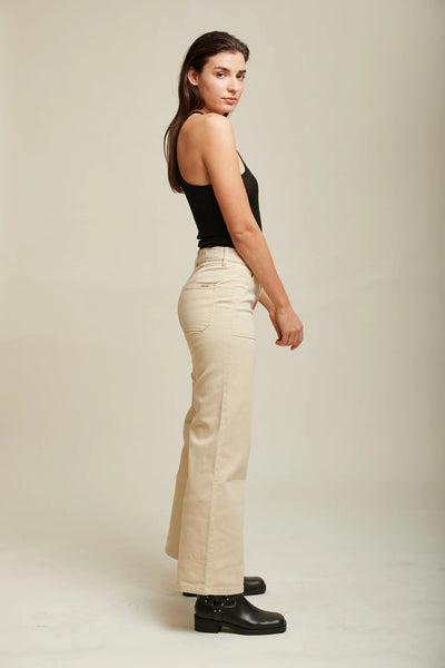 Toxik3 Shawn Wide Leg Jeans | Beige