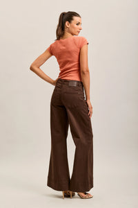 Toxik3 Wide Leg Jeans H2862-1 | Chocolate