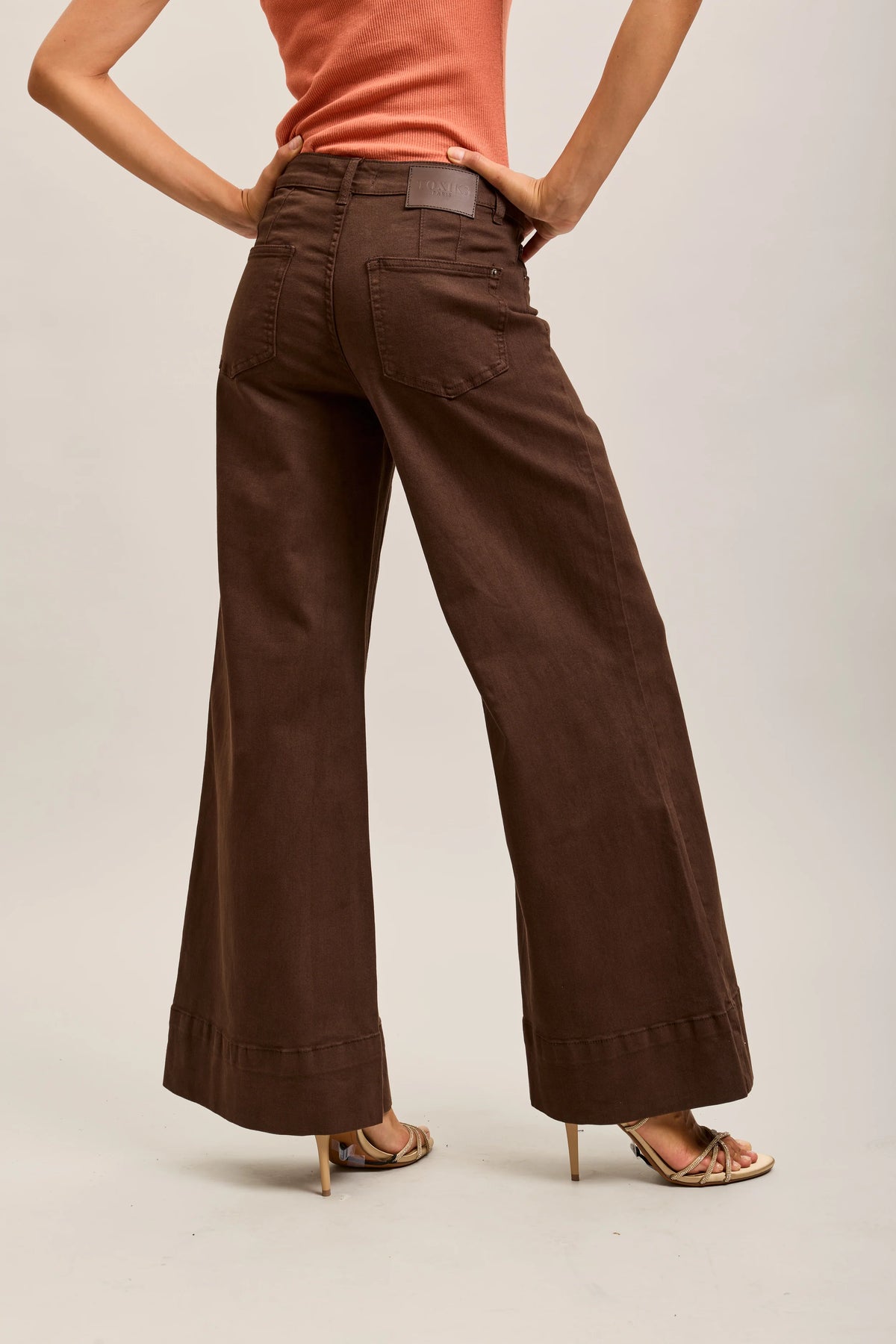 Toxik3 Wide Leg Jeans H2862-1 | Chocolate
