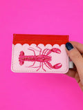 Coral Lobster Card Holder