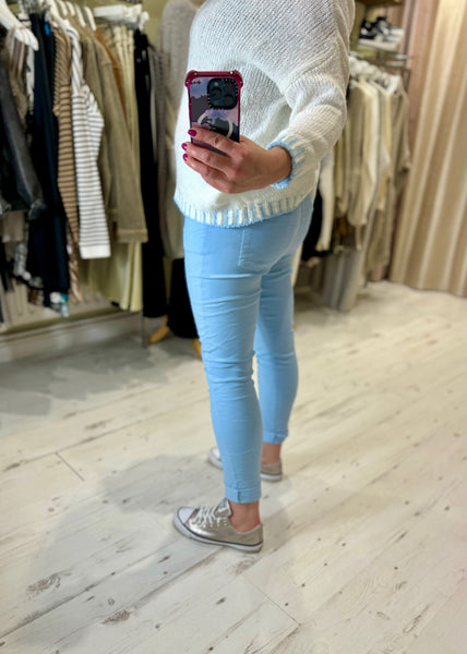 Magic Trousers (Crushed) | Light Blue