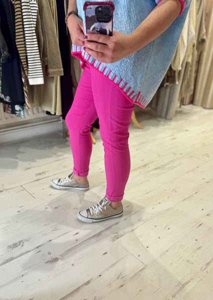 Magic Trousers (Crushed) | Bright Pink