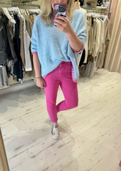 Magic Trousers (Crushed) | Bright Pink