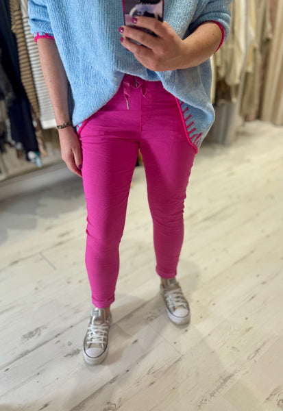 Magic Trousers (Crushed) | Bright Pink