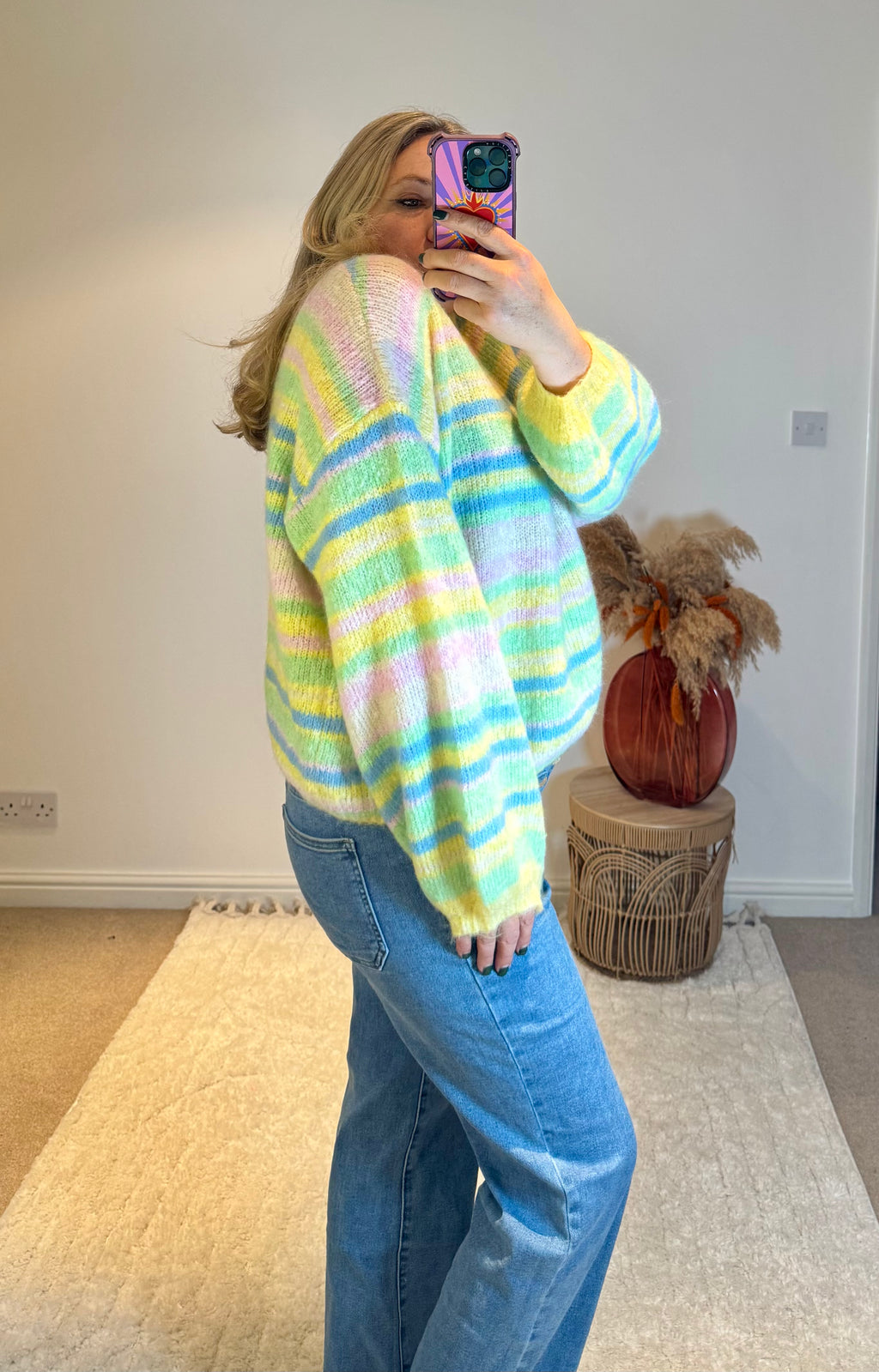 Citrus Candy Stripe Jumper | Multi