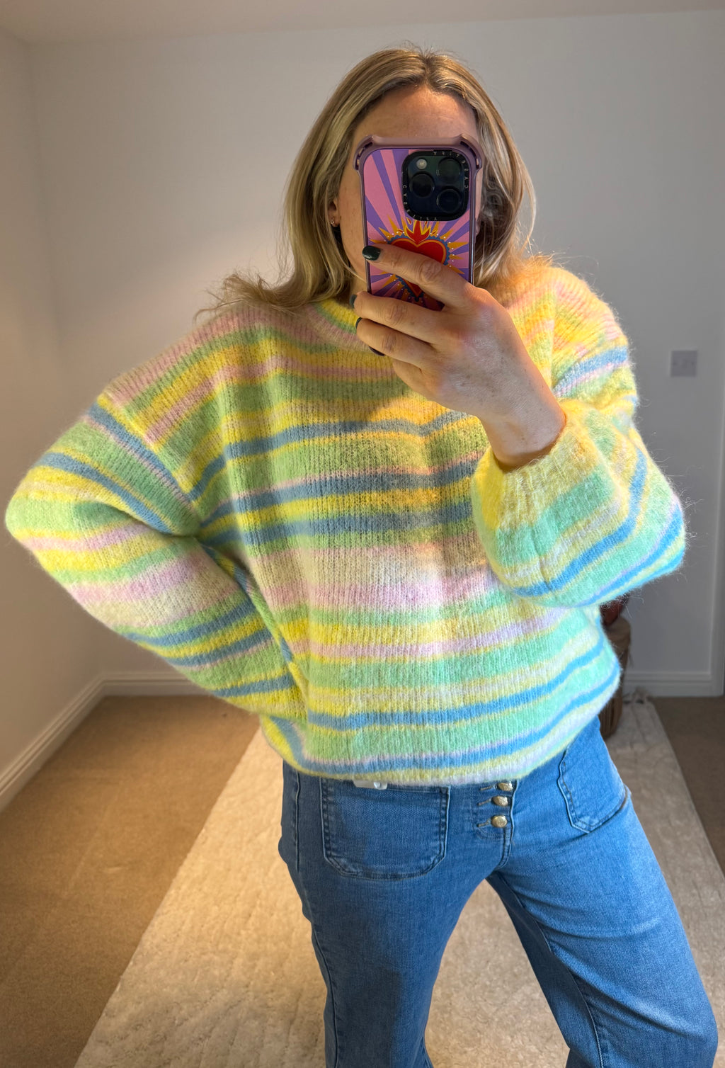 Citrus Candy Stripe Jumper | Multi