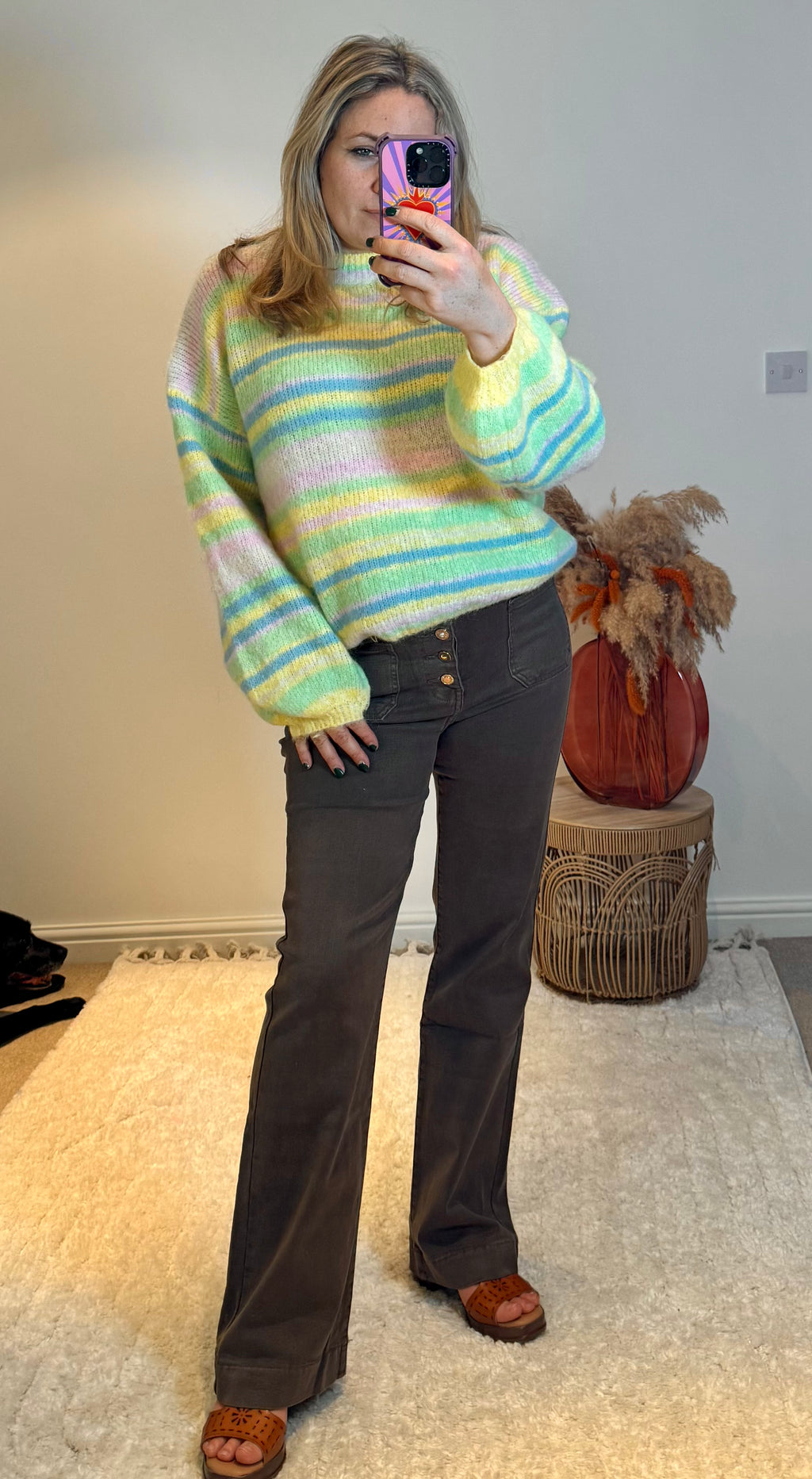 Folyrose Retro Wide Leg Jeans | Soft Chocolate