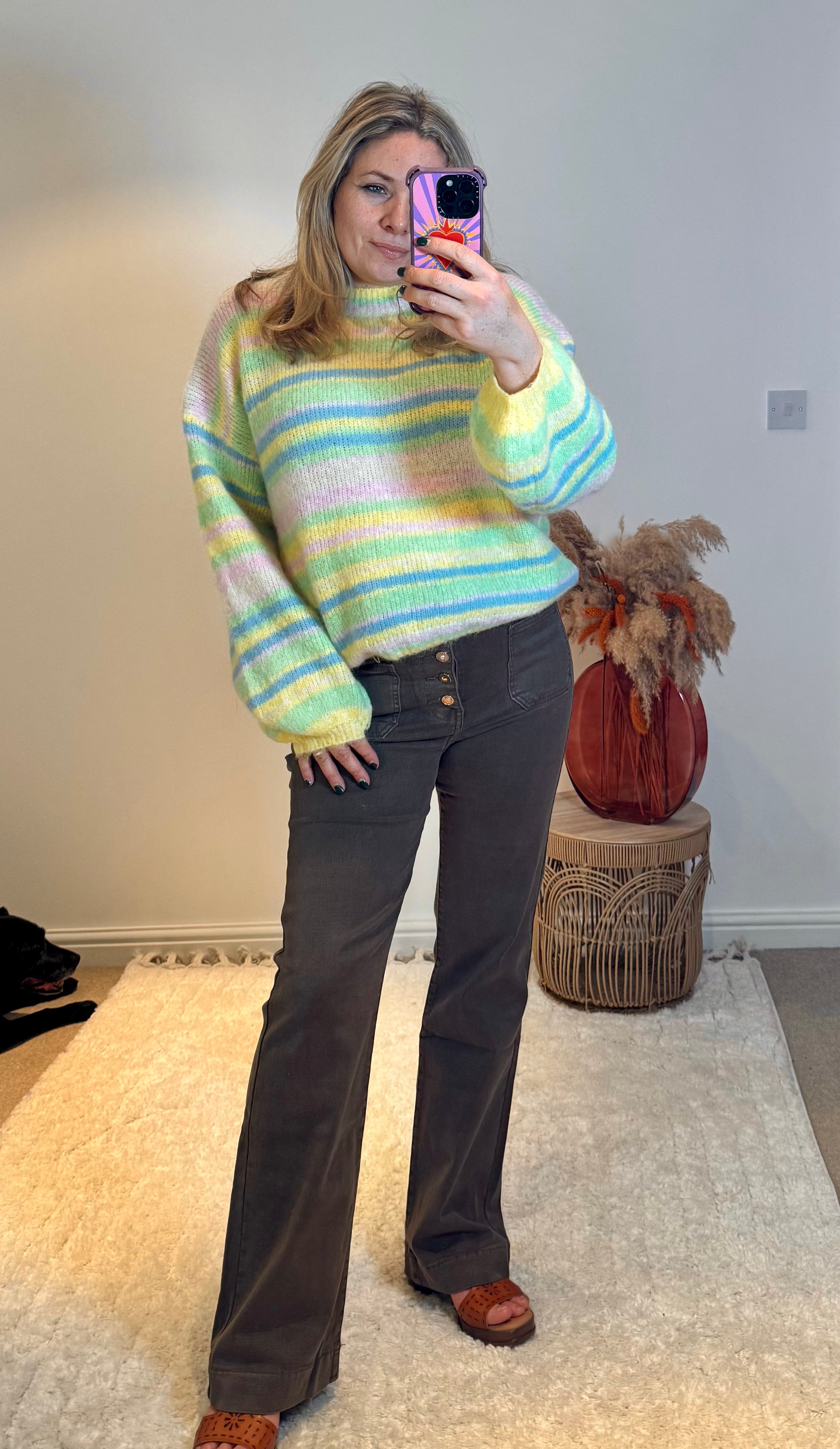 Folyrose Retro Wide Leg Jeans | Soft Chocolate