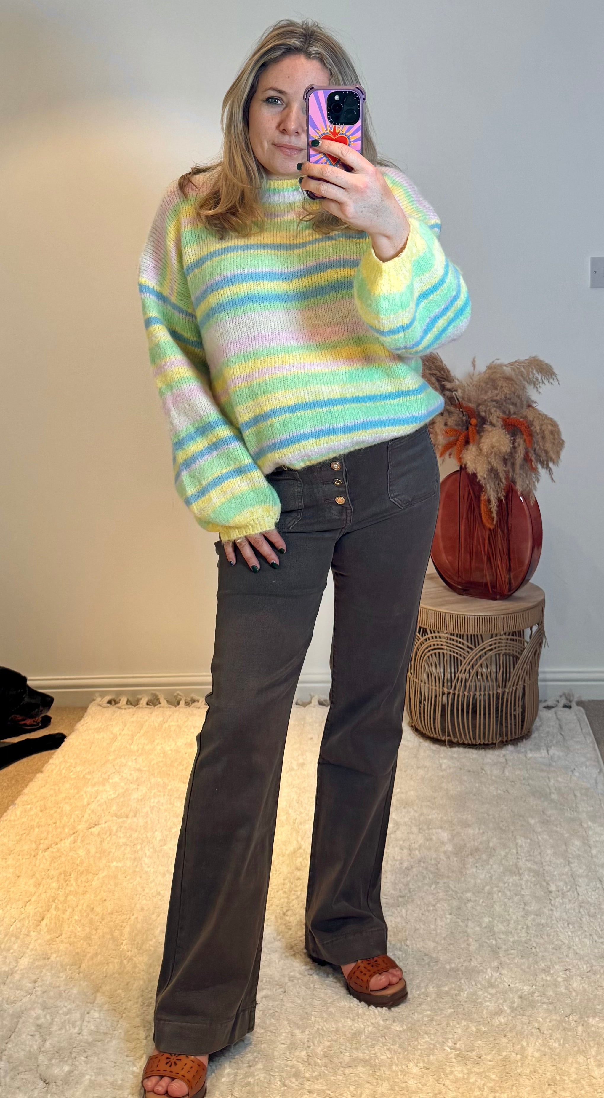 Folyrose Retro Wide Leg Jeans | Soft Chocolate