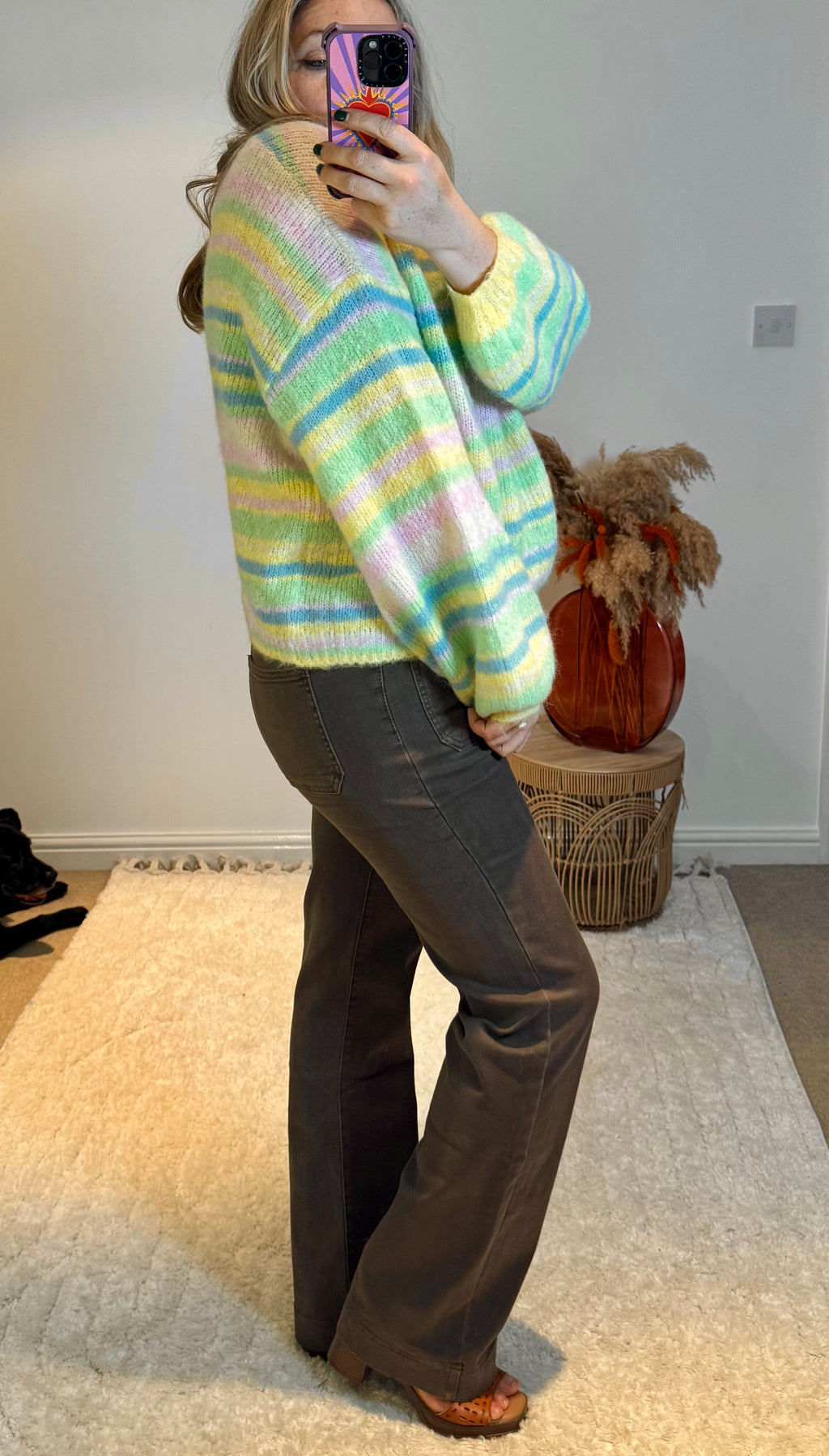 Folyrose Retro Wide Leg Jeans | Soft Chocolate