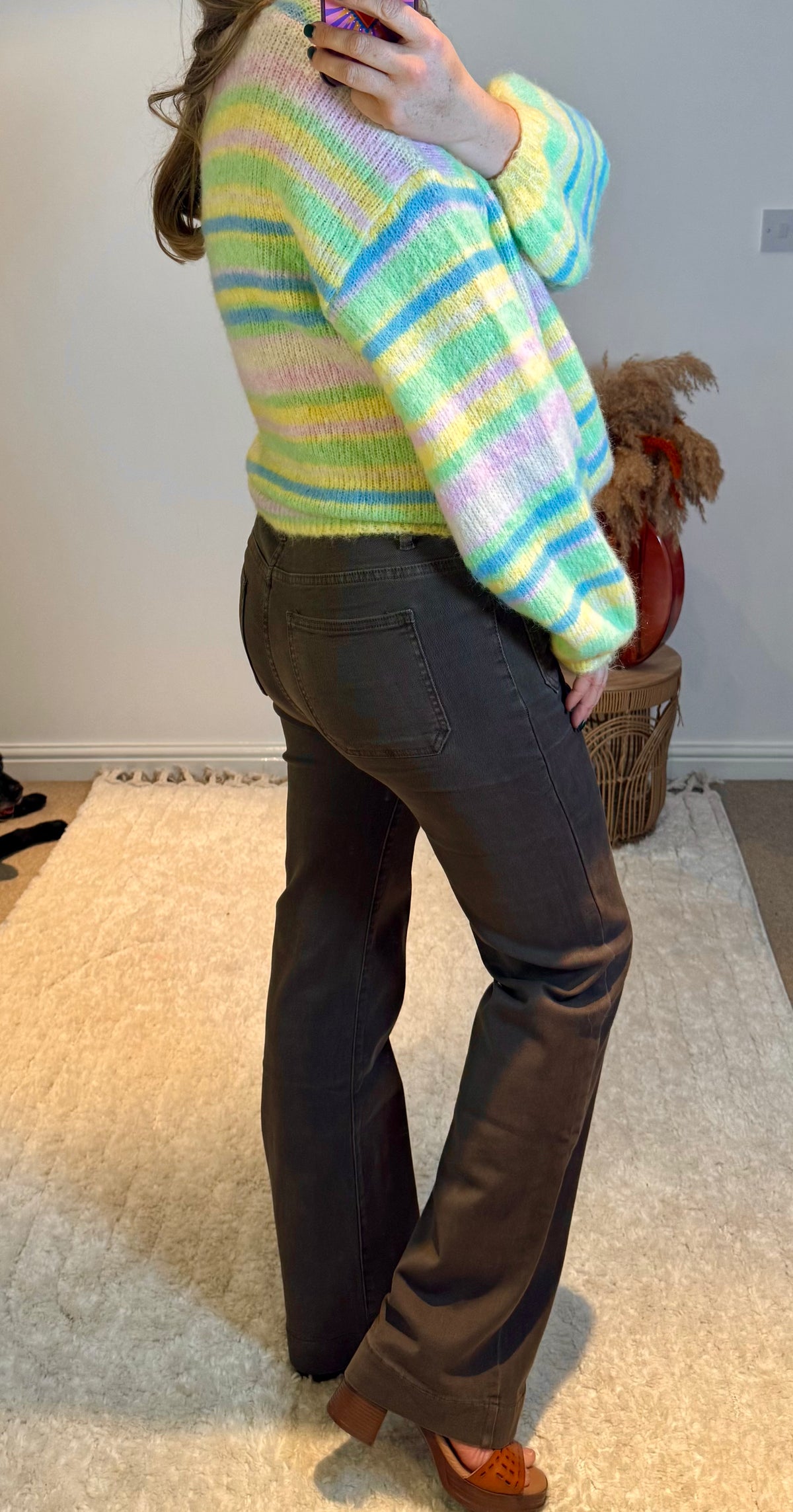 Folyrose Retro Wide Leg Jeans | Soft Chocolate