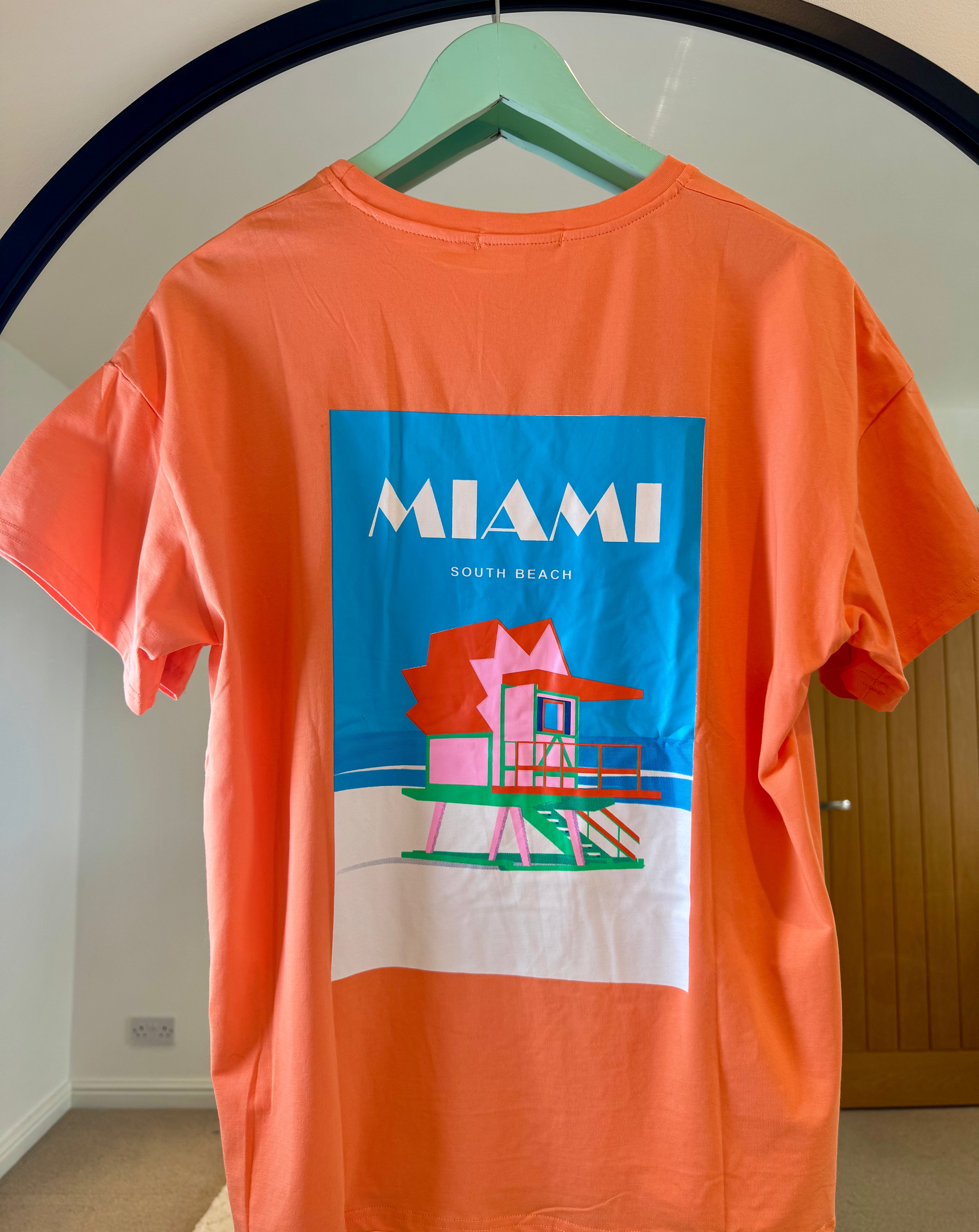 Miami Graphic Tee | Orange