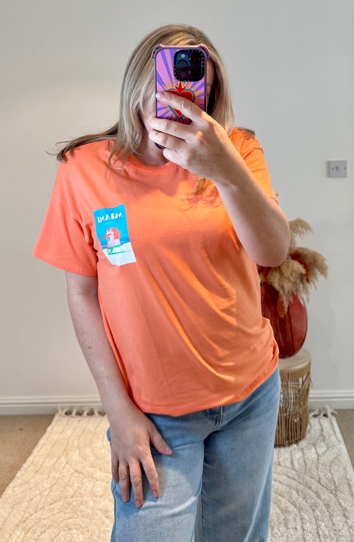 Miami Graphic Tee | Orange