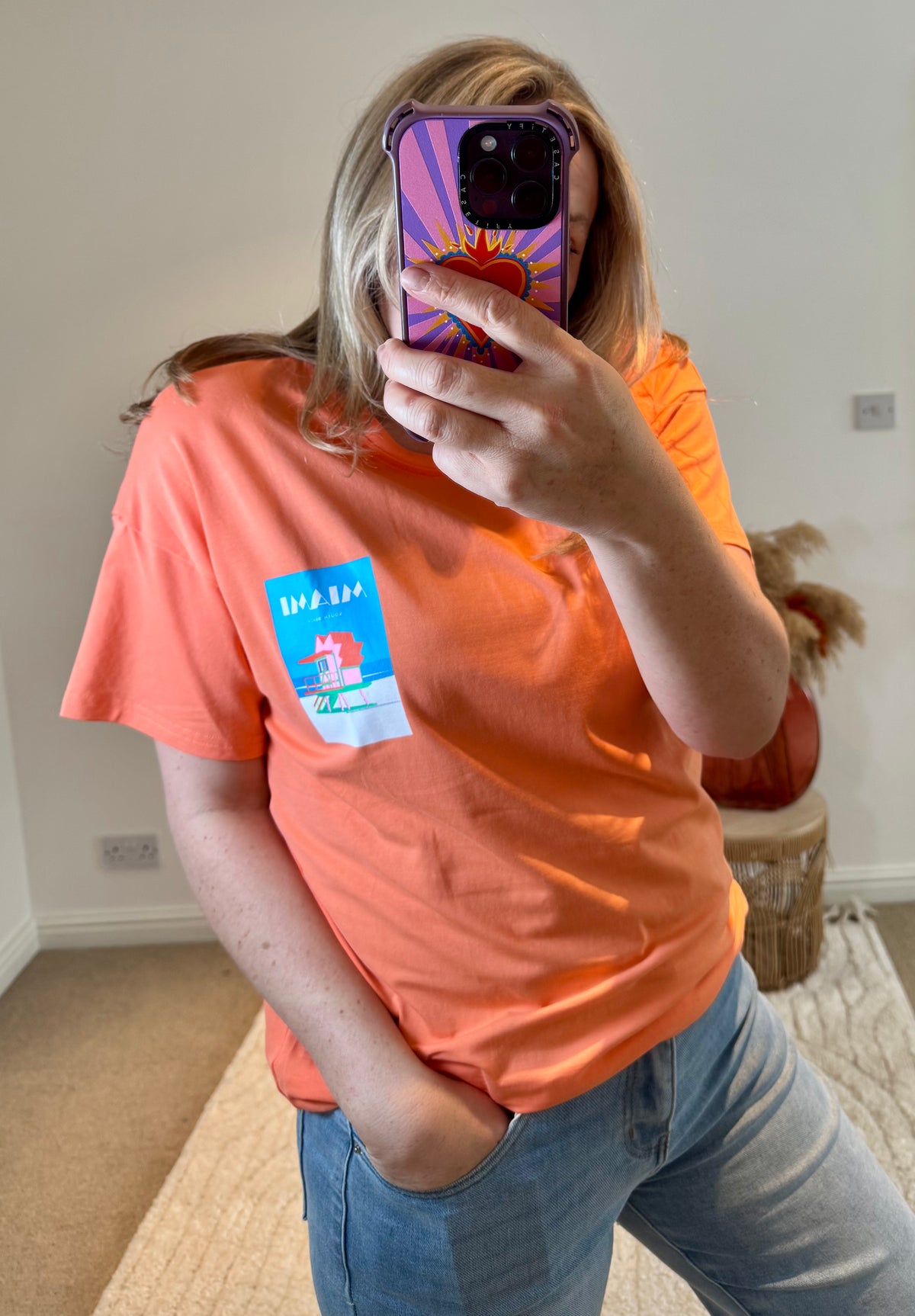 Miami Graphic Tee | Orange