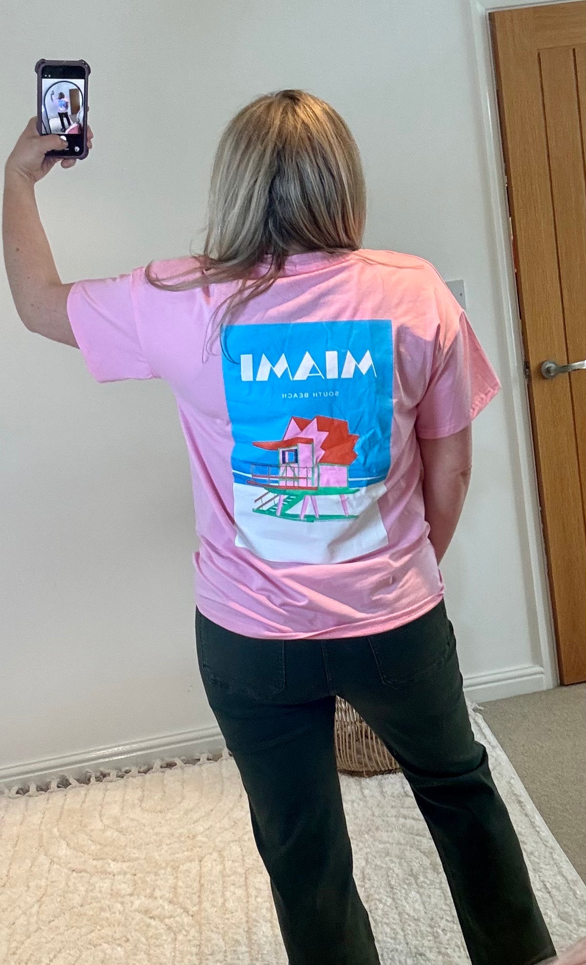 Miami Graphic Tee | Pink