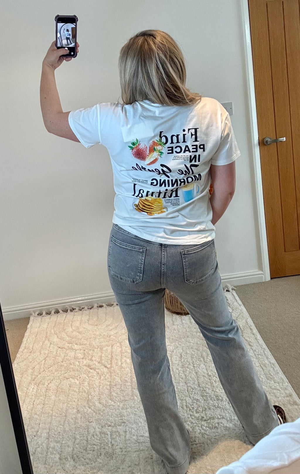 Folyrose Retro Wide Leg Jeans | Stone Wash Light Grey