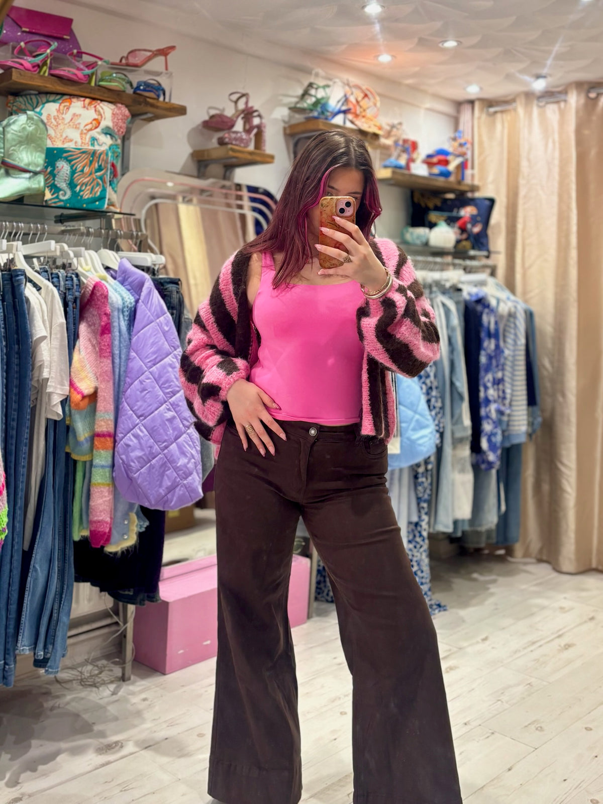 Toxik3 Wide Leg Jeans H2862-1 | Chocolate