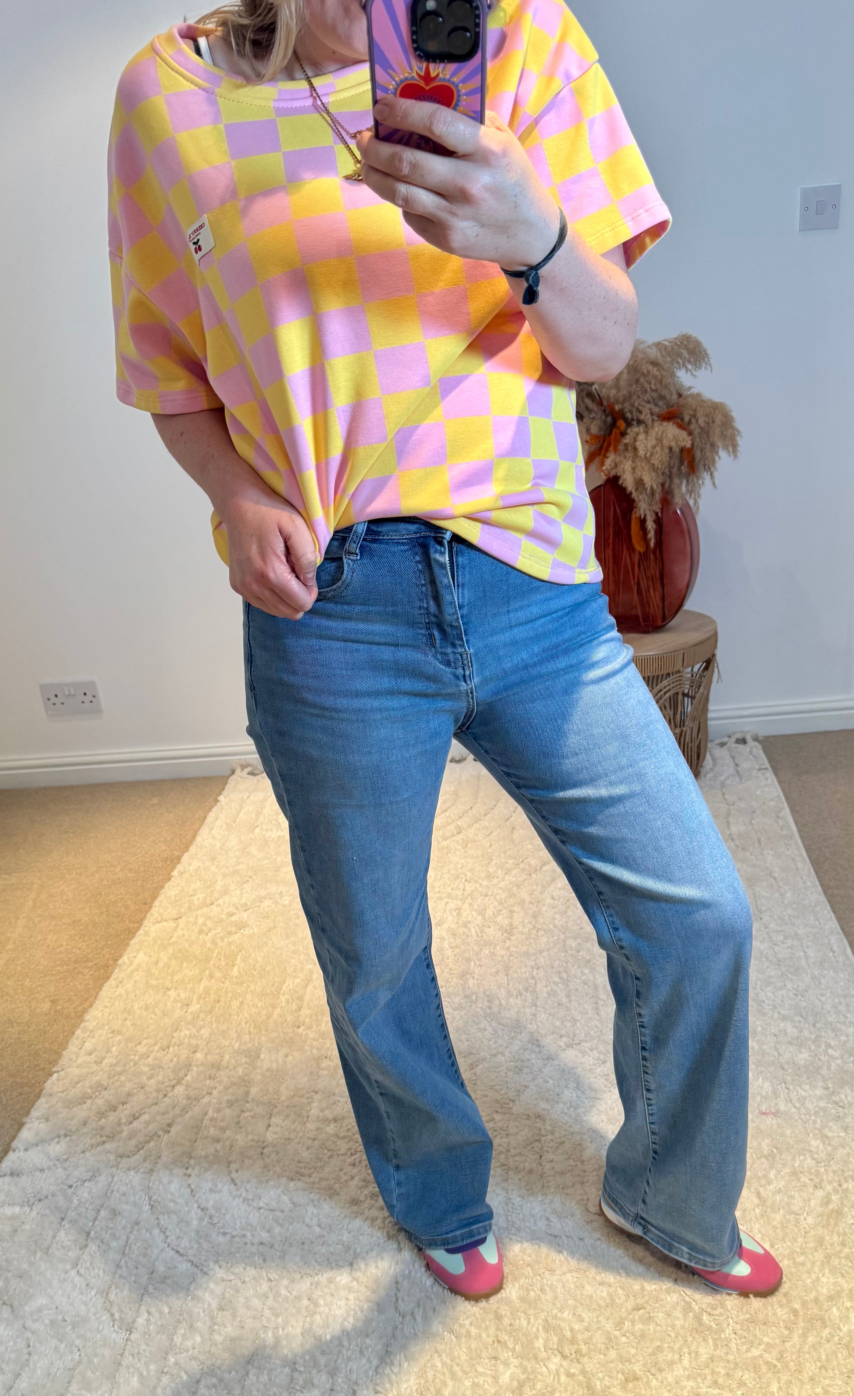 Miss RJ Wide Leg High Waisted Stretch Jeans | Light Wash