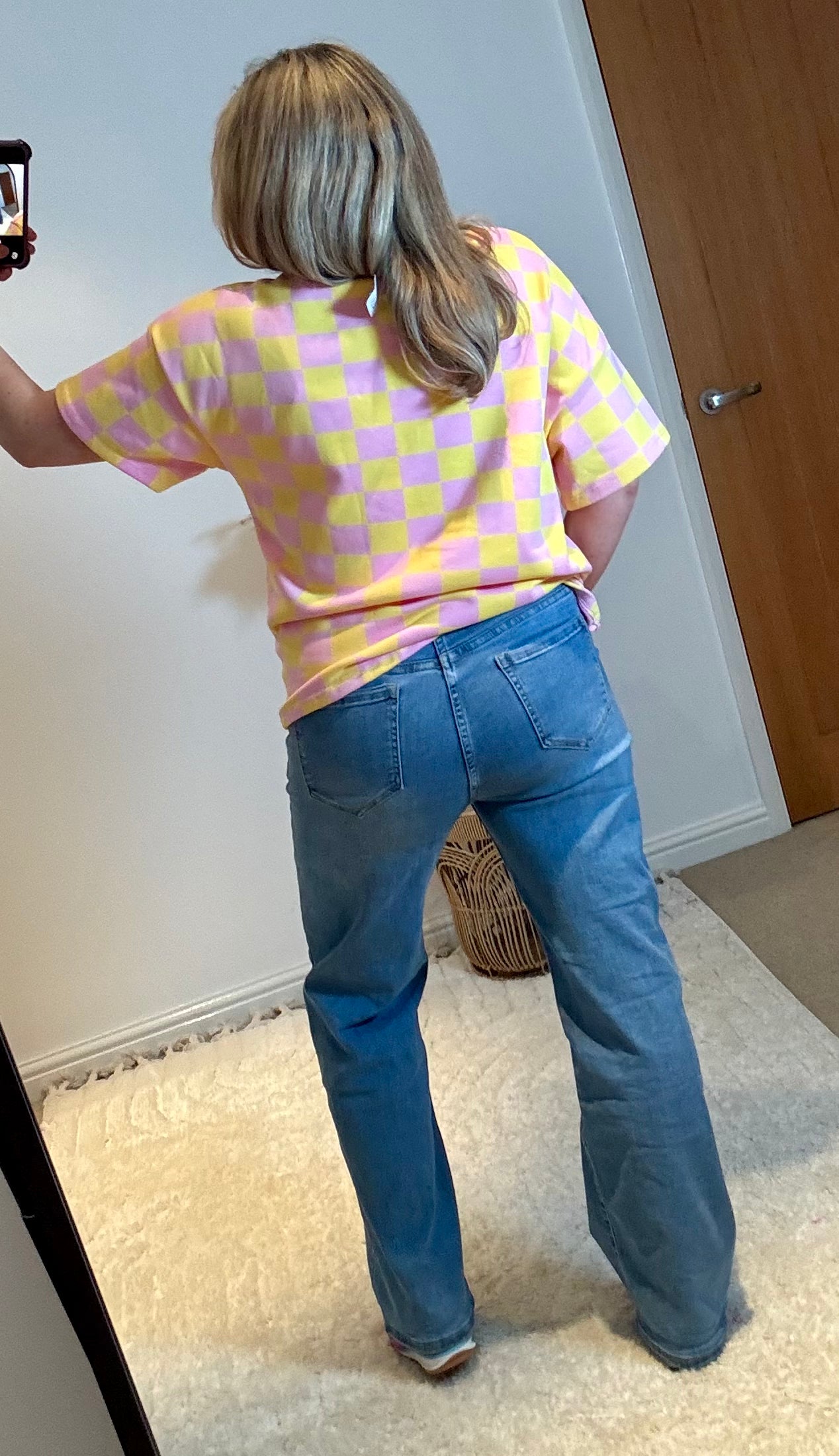 Miss RJ Wide Leg High Waisted Stretch Jeans | Light Wash