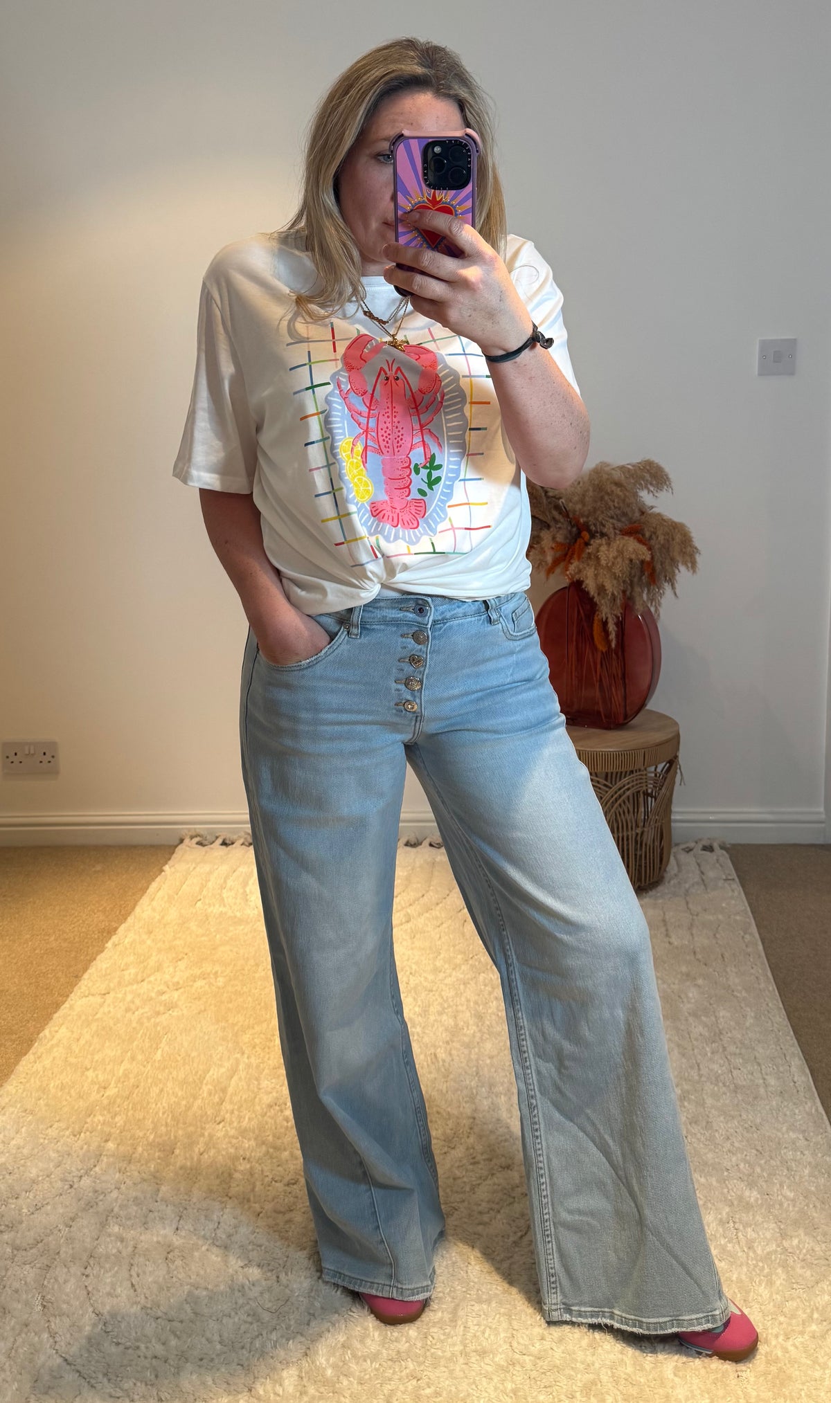 Toxik3 Wide Leg Stretch Jeans with Rhinestone Buttons | Light Wash