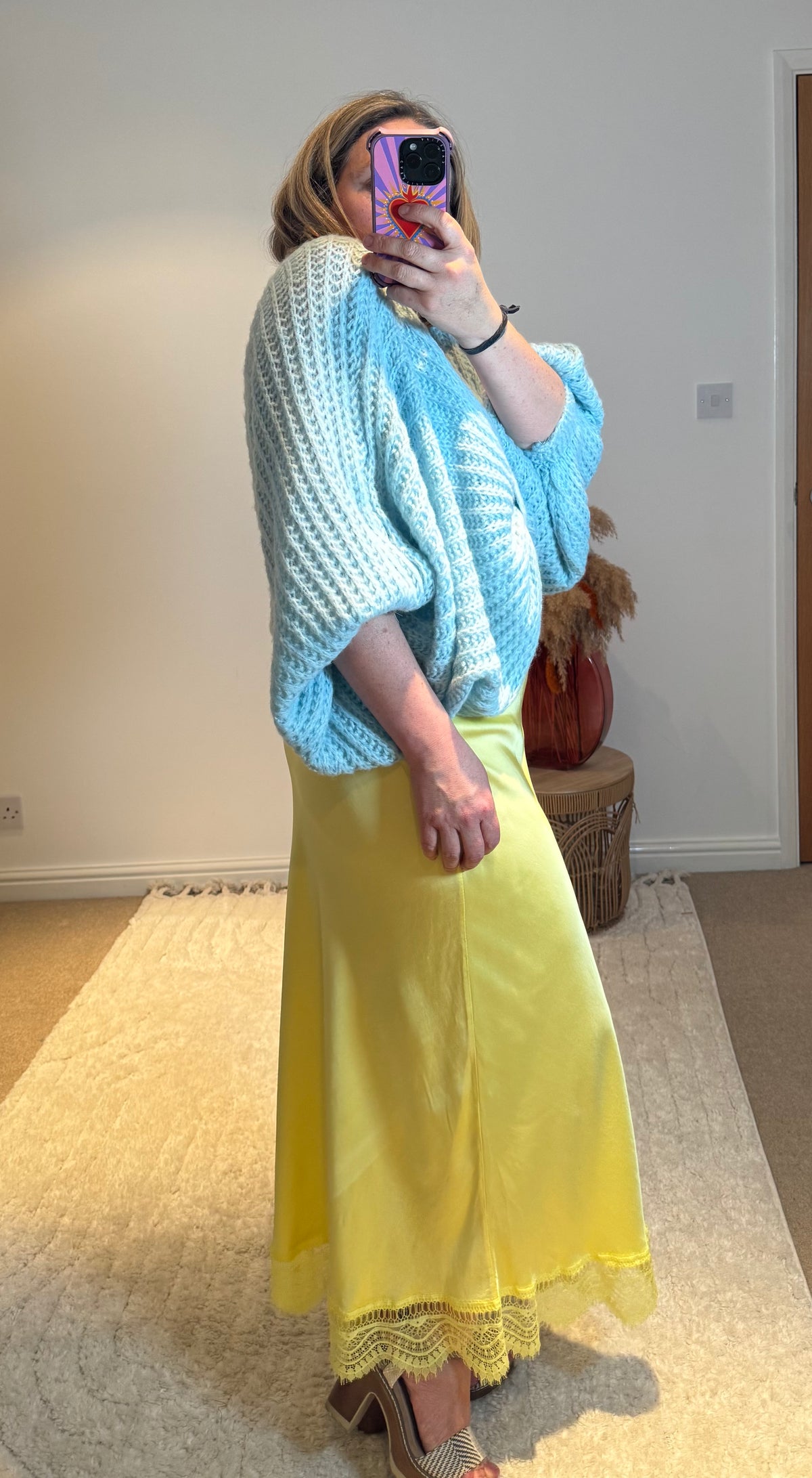 Knot Front Cropped Jumper | Sky Blue