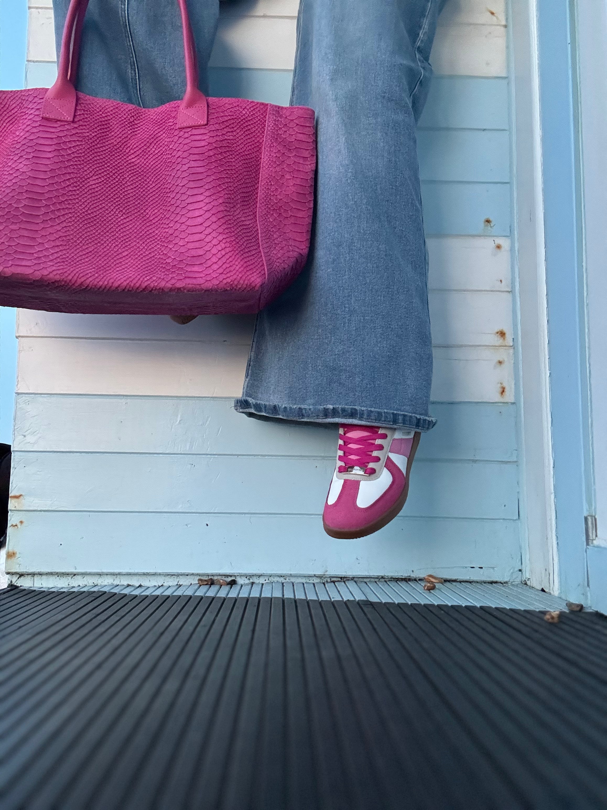 Elle Sport | Retro Sneaker | Pink/White