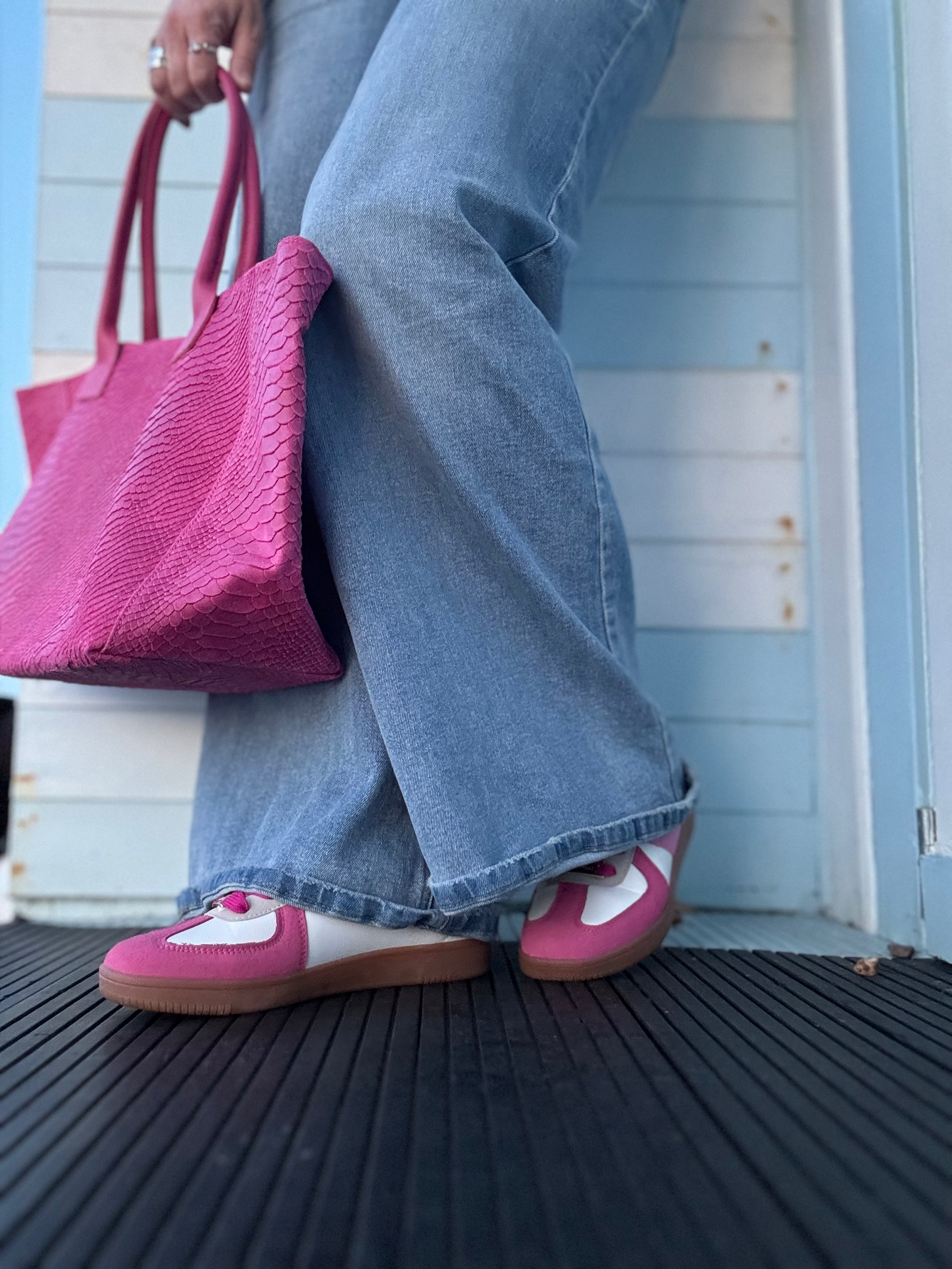 Elle Sport | Retro Sneaker | Pink/White