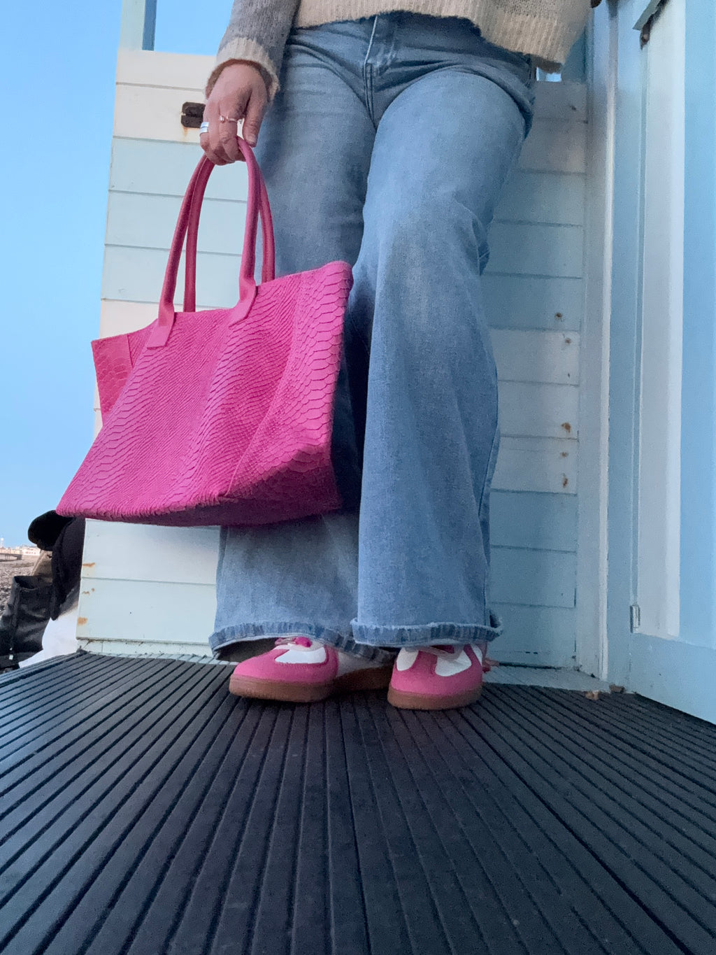 Elle Sport | Retro Sneaker | Pink/White