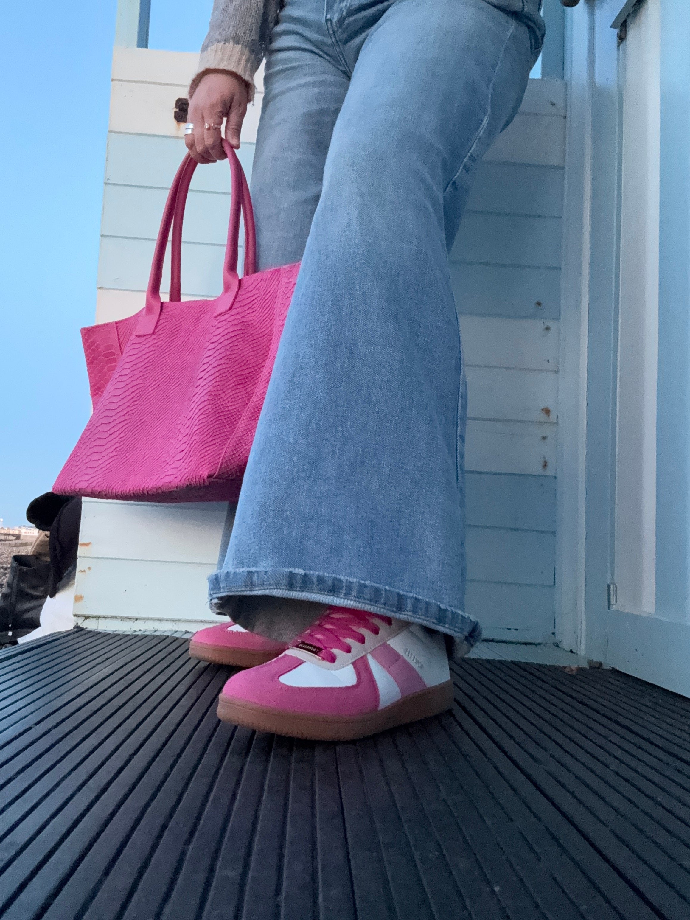 Elle Sport | Retro Sneaker | Pink/White