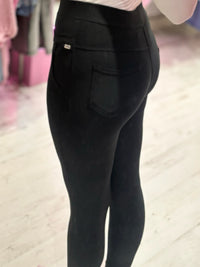 Straight Leg Trousers | Black