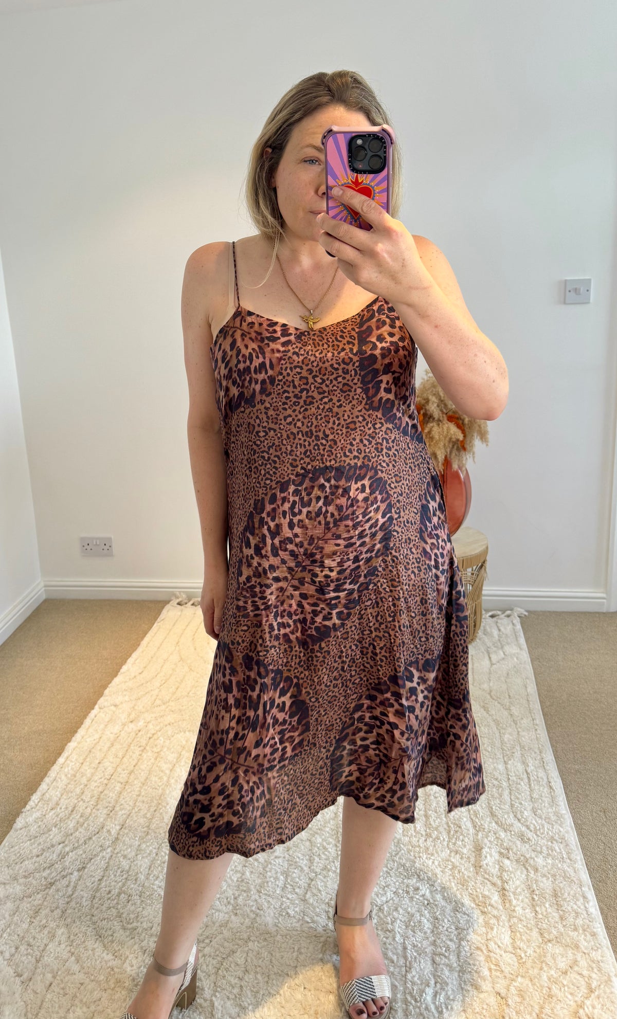 Sienna Sundress | Leopard Tropical Print