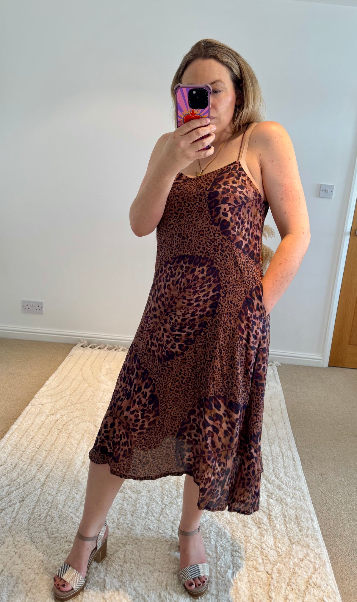Sienna Sundress | Leopard Tropical Print