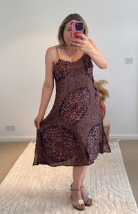 Sienna Sundress | Leopard Tropical Print