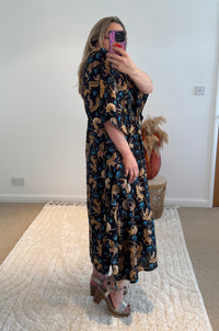 Indian Cotton Kaftan | Tiger Print