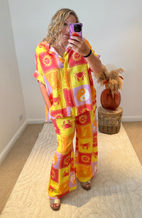 Sol Retro Print Shirt | Multi