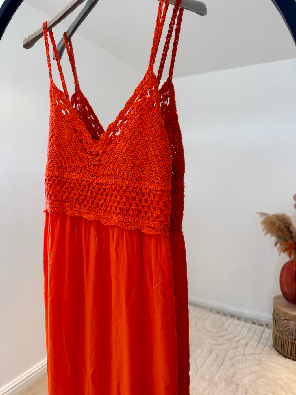 Crochet Top Maxi Dress | Various Colours